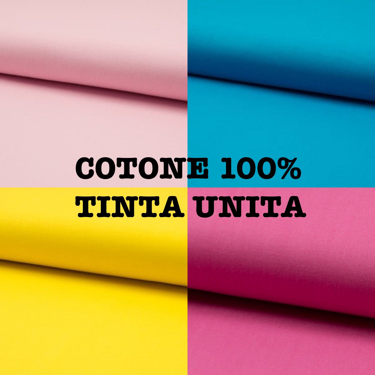 Cotone 100 % tinta unita