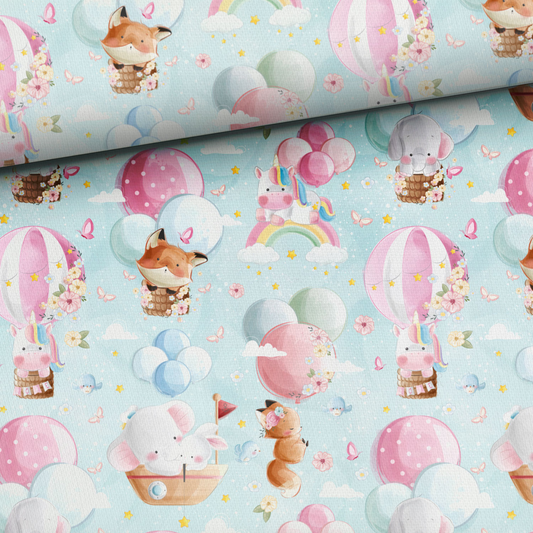 Cotone 100% premium certificato OEKO TEX, stampa digitale , altezza 158 cm