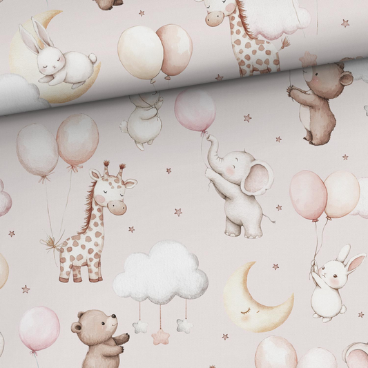 Cotone 100% premium certificato OEKO TEX, stampa digitale , altezza 158 cm