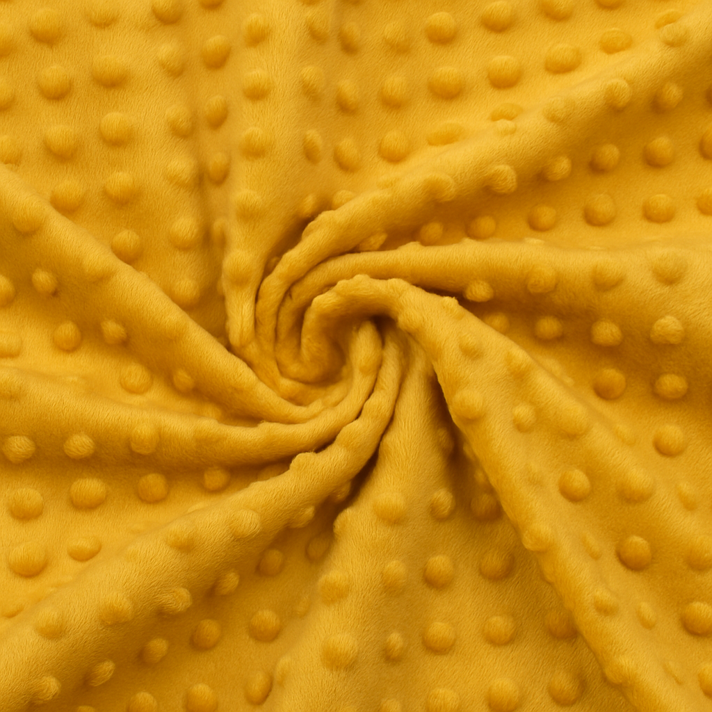 Minky pile senape , altezza 150 cm, peso 250 g