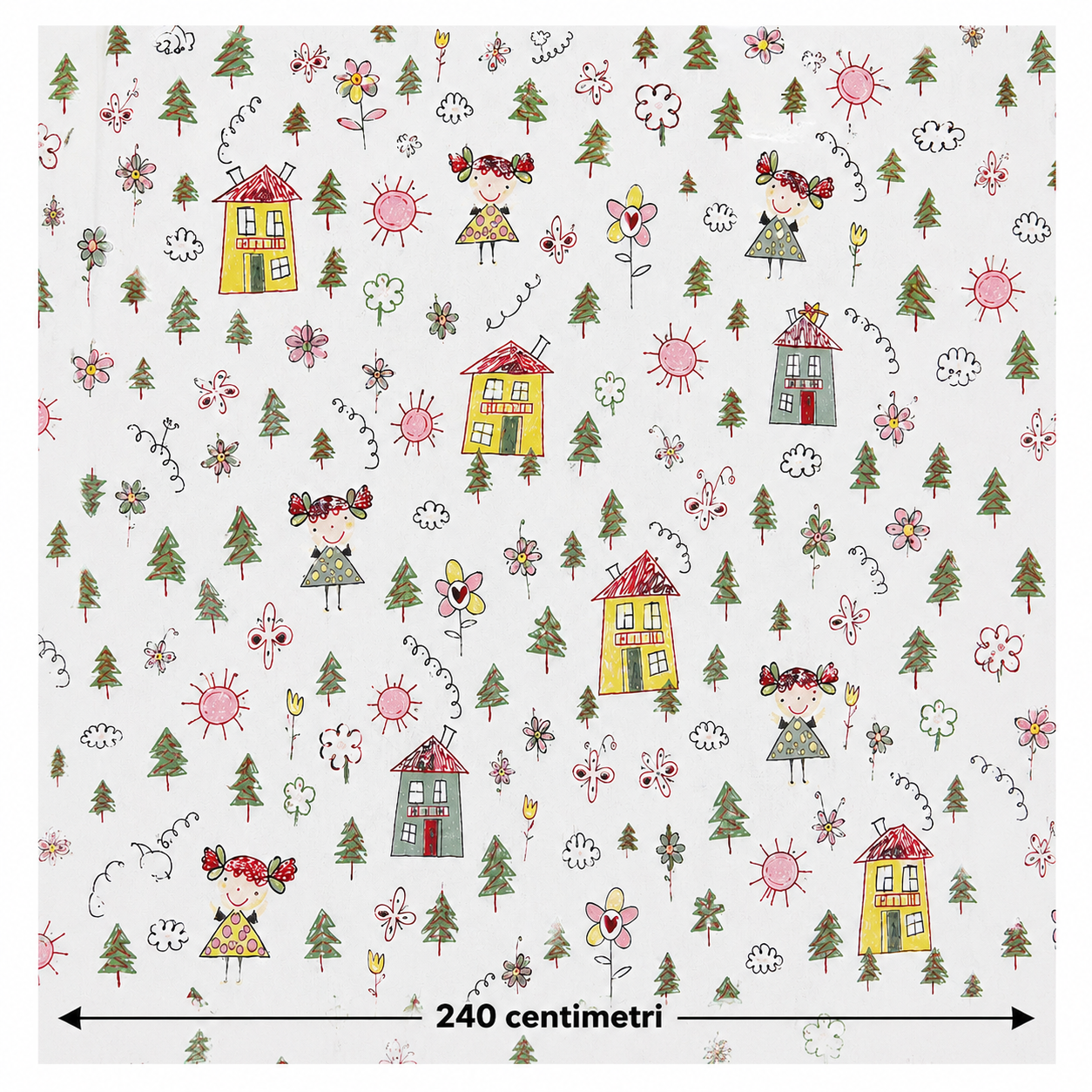 Tessuto Cotone 100% altezza 240 cm