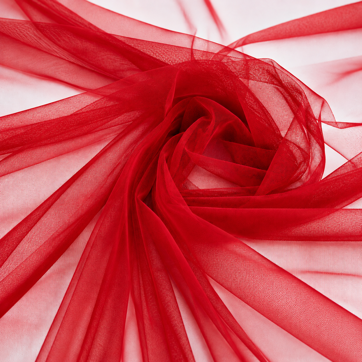 Tulle Rigido ROSSO 100% Nylon – Altezza 300 cm