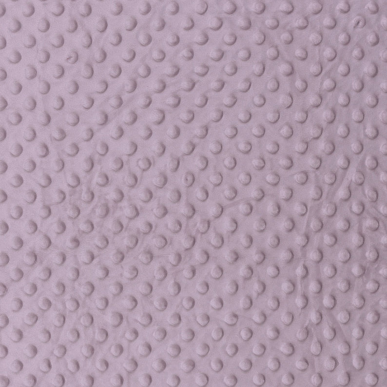 Minky pile lilla chiaro, altezza 150 cm, peso 250 g