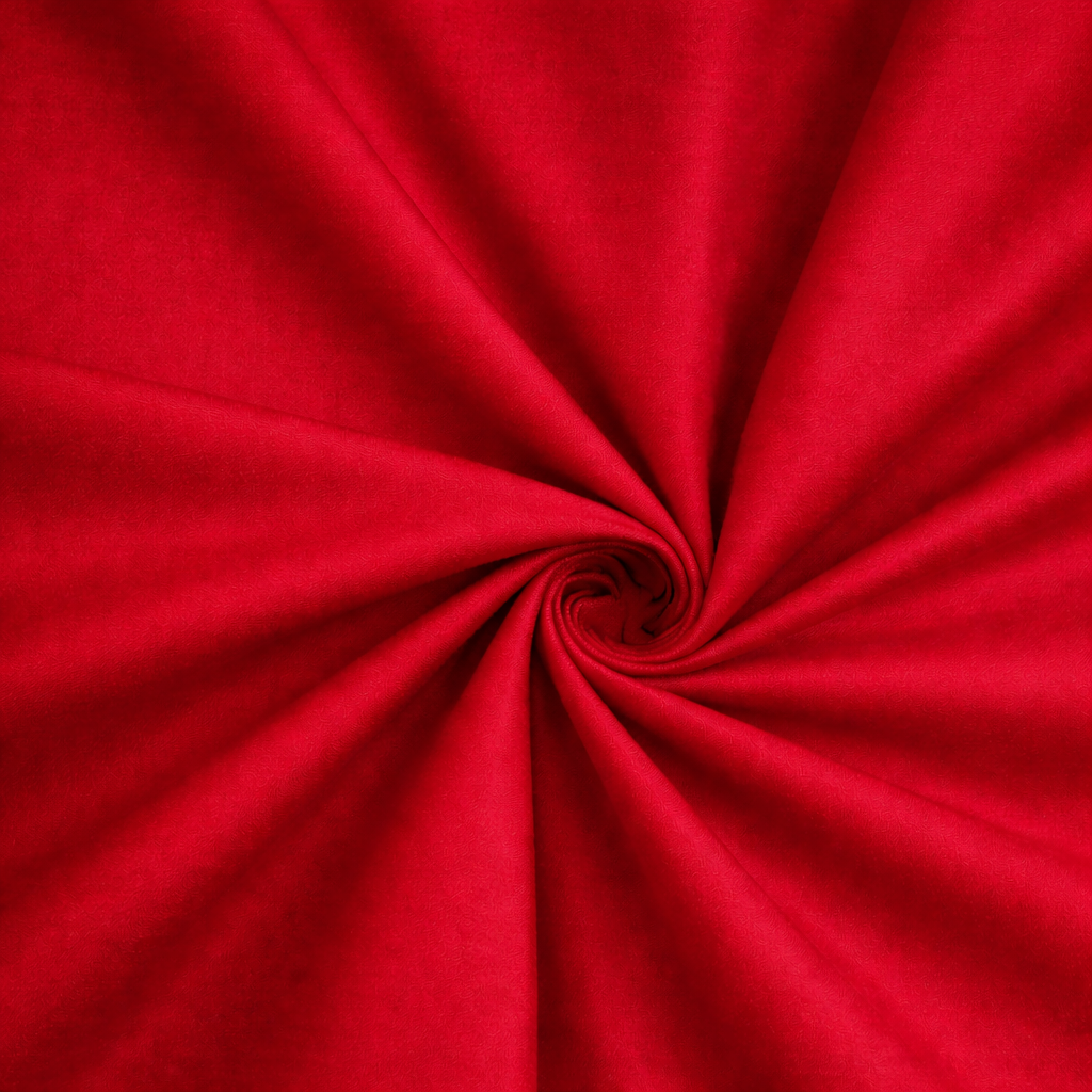 Cotone 100 % popeline certificato OEKO rosso , altezza 146 cm