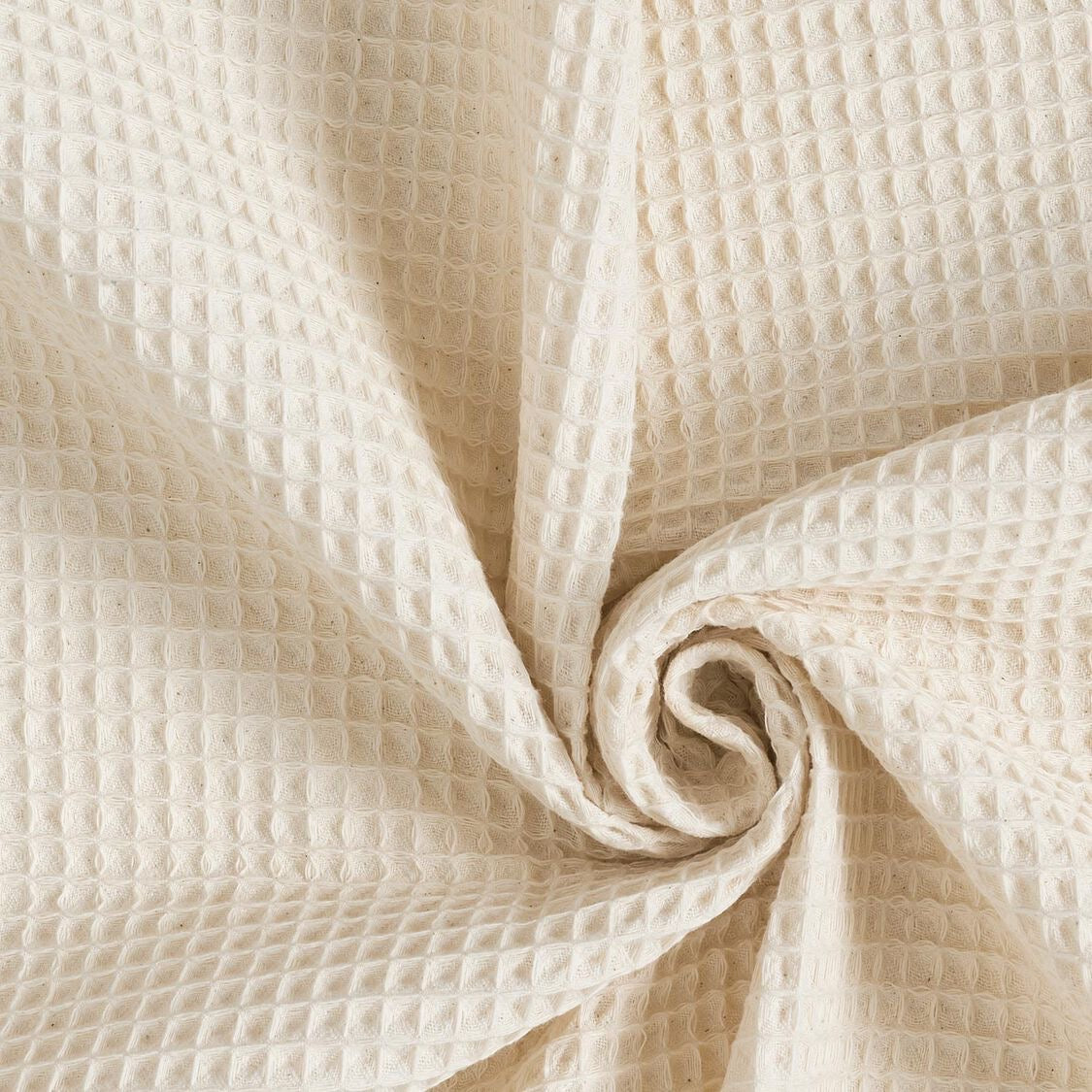 Nido d’ape 100% cotone certificato Oeko Tex altezza 150 cm beige chiaro