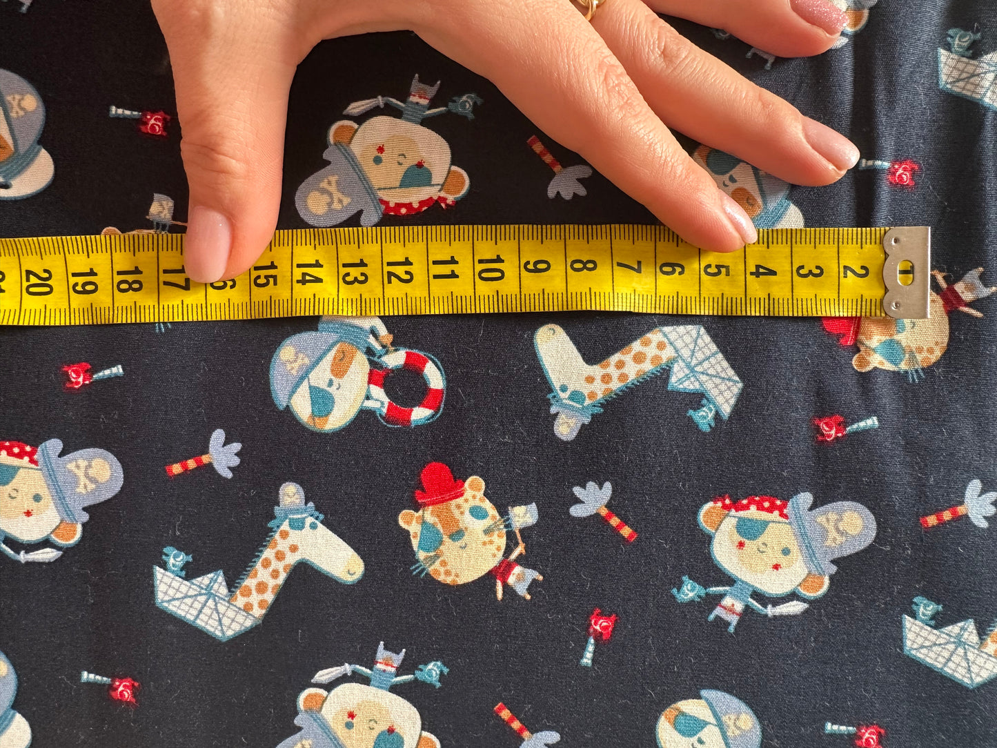 Cotone 100% certificato OEKO TEX, altezza 150 cm
