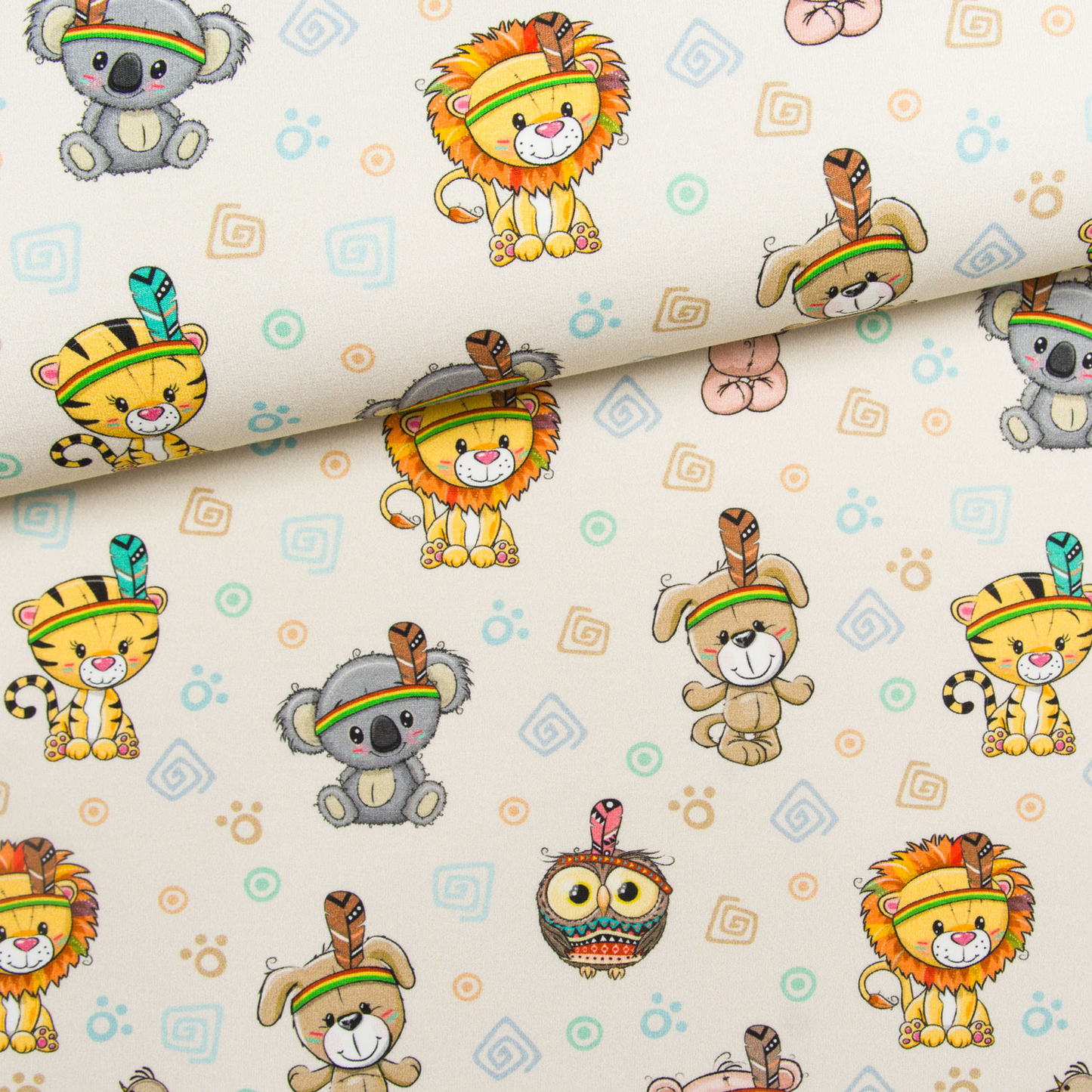 Cotone 100% premium, certificato Oeko Tex stampa digitale altezza 158 cm