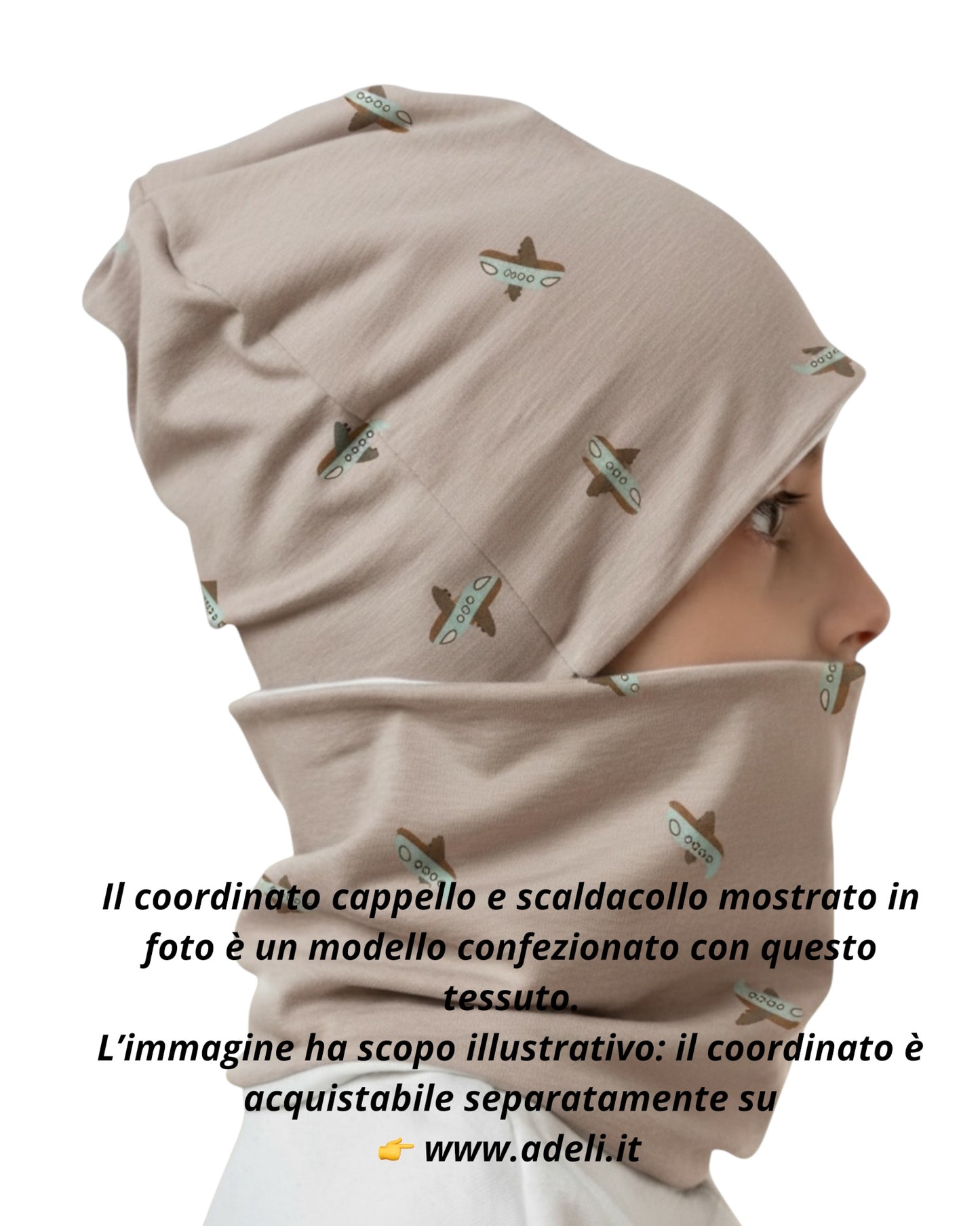 Jersey certificato OEKO TEX, 95 % cotone 5% elastane, altezza 150 cm