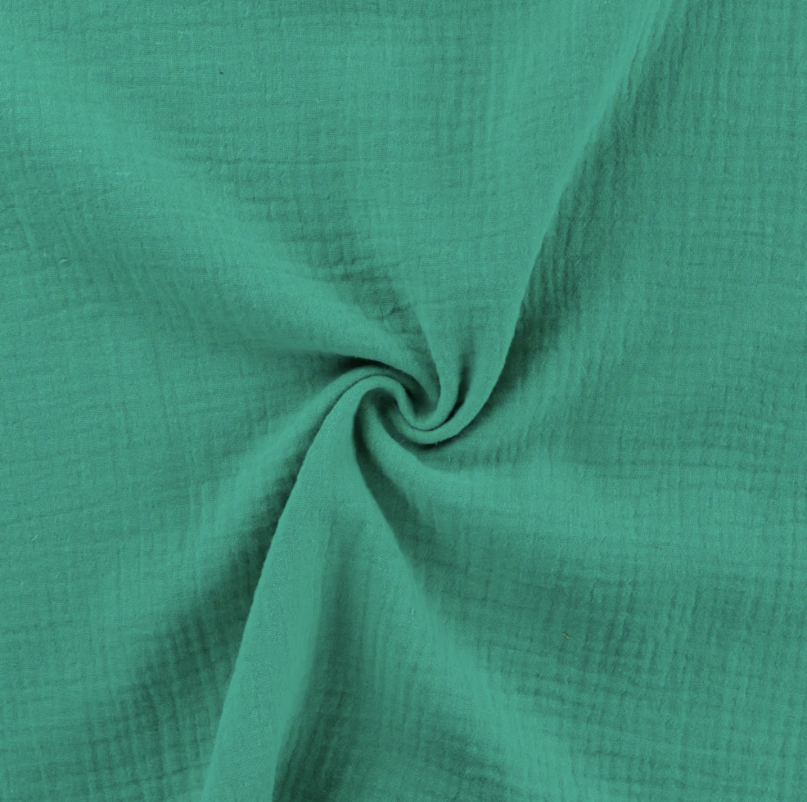 Mussola di cotone 100 %, certificato Oeko Tex, altezza 135 cm EMERALD