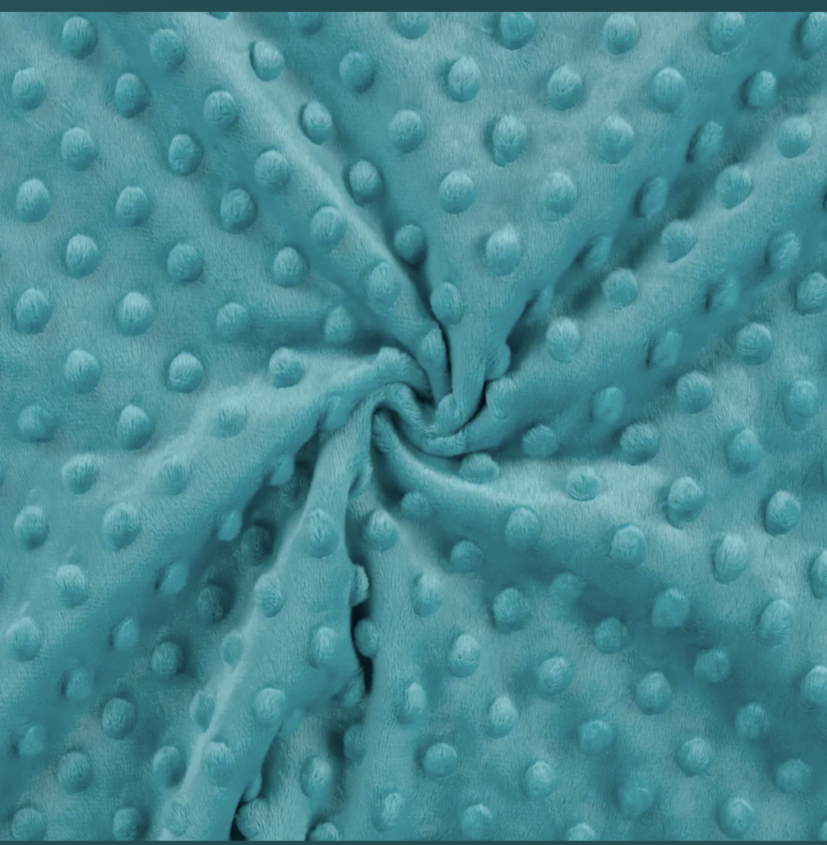 Minky pile verde smeraldo, altezza 150 cm, peso 250 g