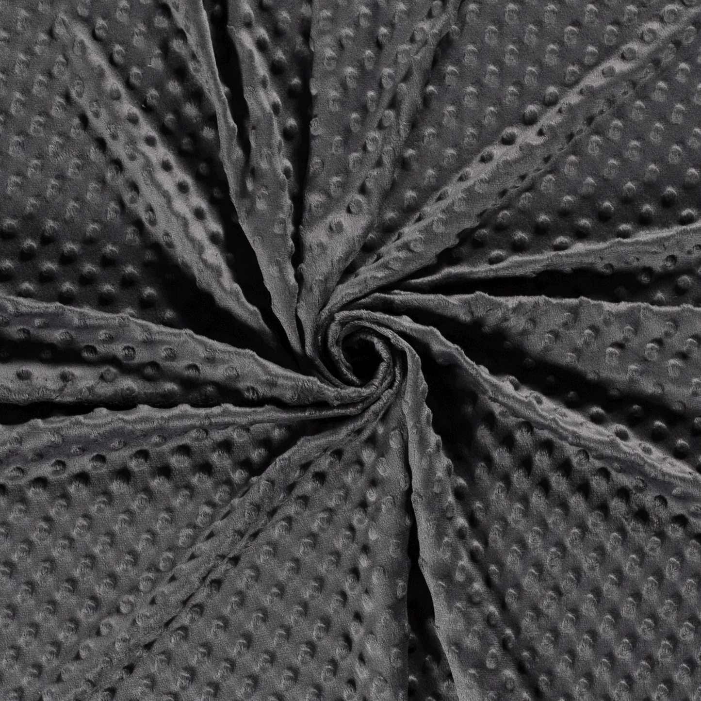 Minky pile grigio scuro, altezza 150 cm, peso 250 g