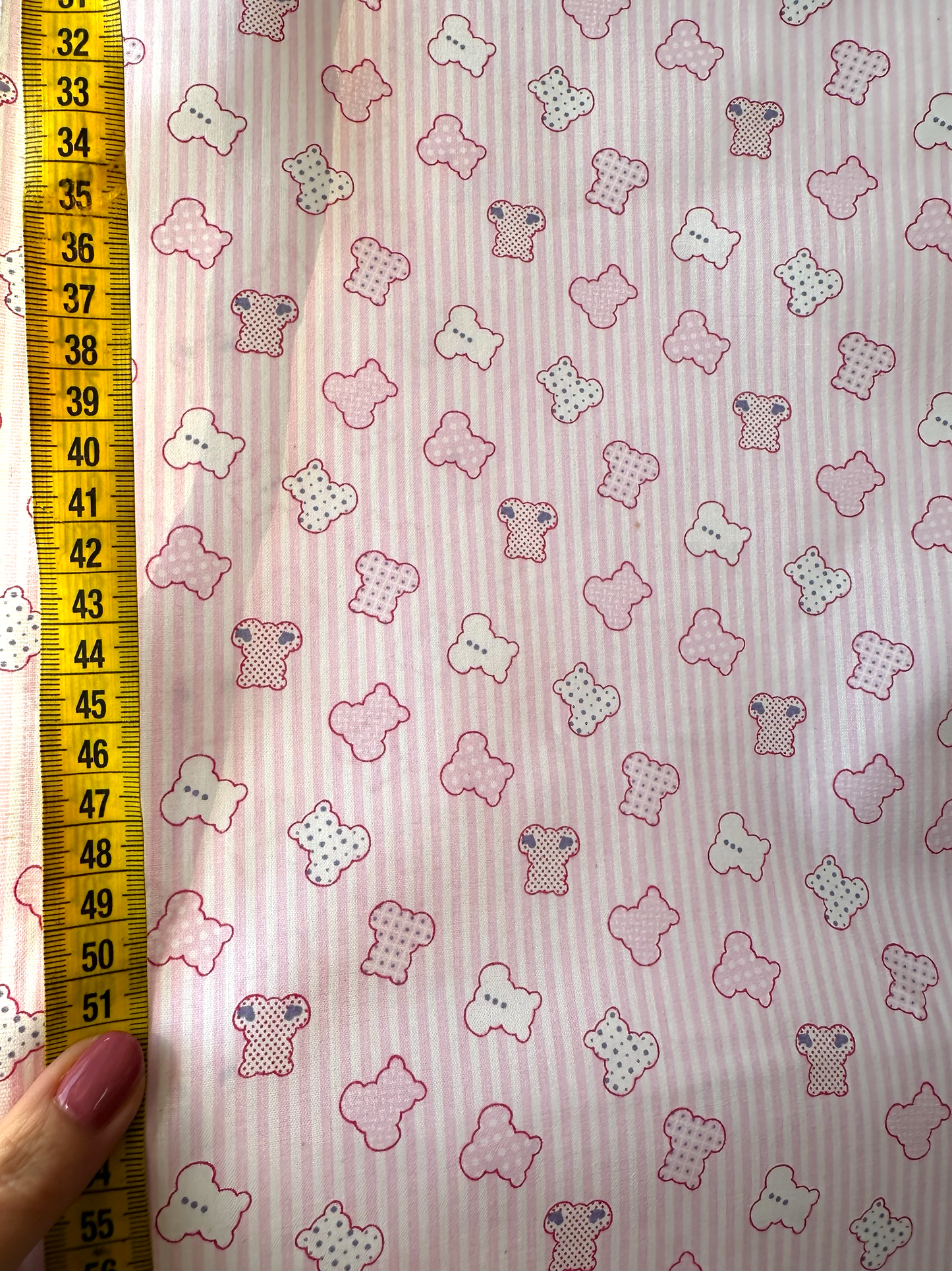 Cotone 100% certificato OEKO TEX, altezza 150 cm