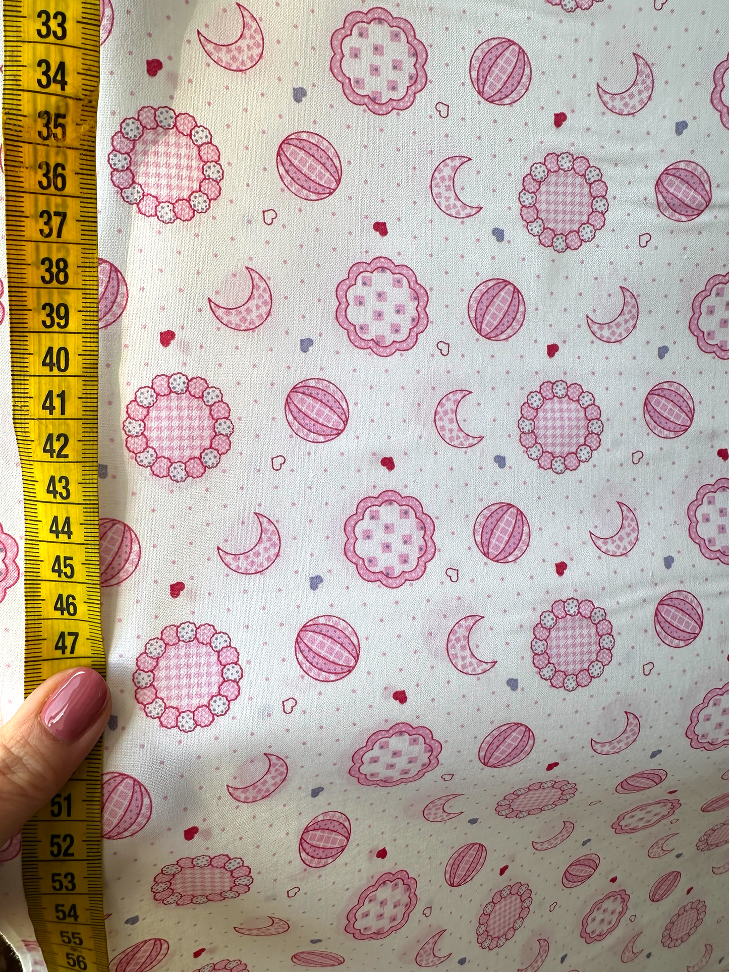 Cotone 100% certificato OEKO TEX, altezza 150 cm