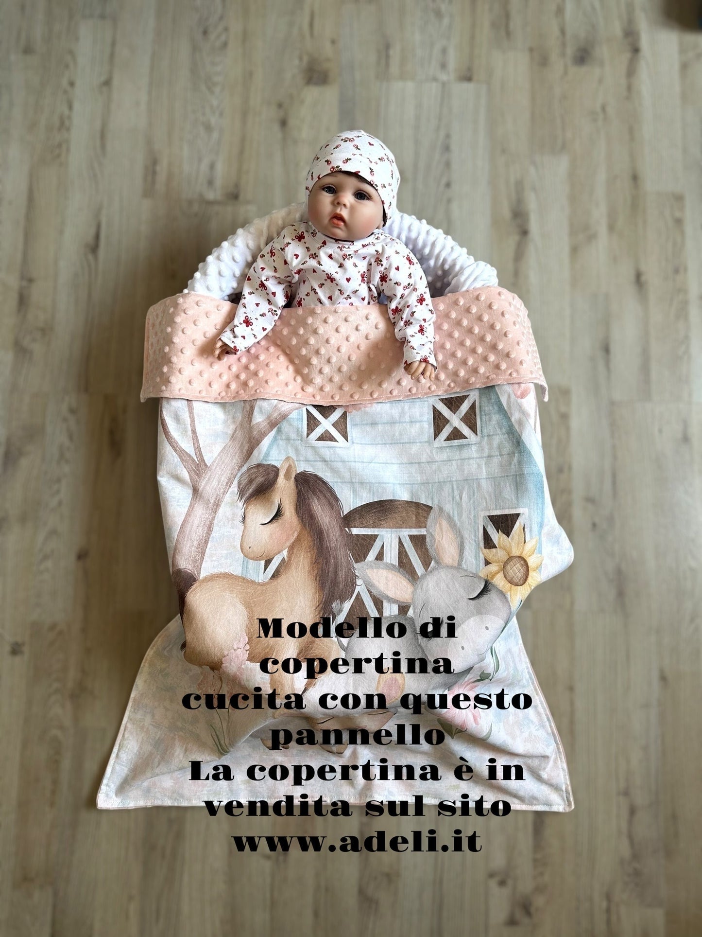 Pannello 100 % cotone, misura 75 cm ×100 cm