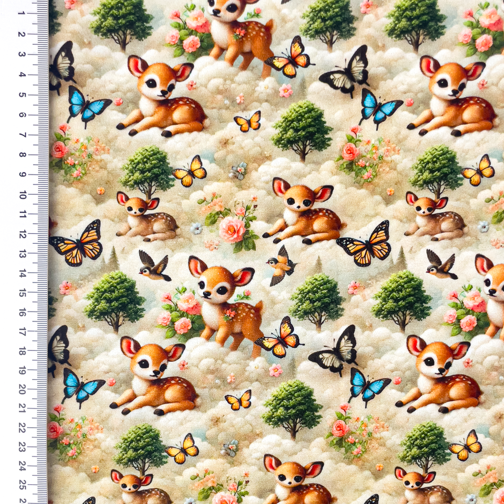 Jersey stampa digitale, certificato OEKO TEX, 95% cotone 5% elastane, altezza 150 cm