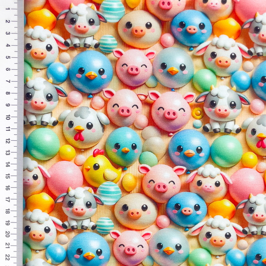 Jersey stampa digitale, certificato OEKO TEX, 95% cotone 5% elastane, altezza 150 cm