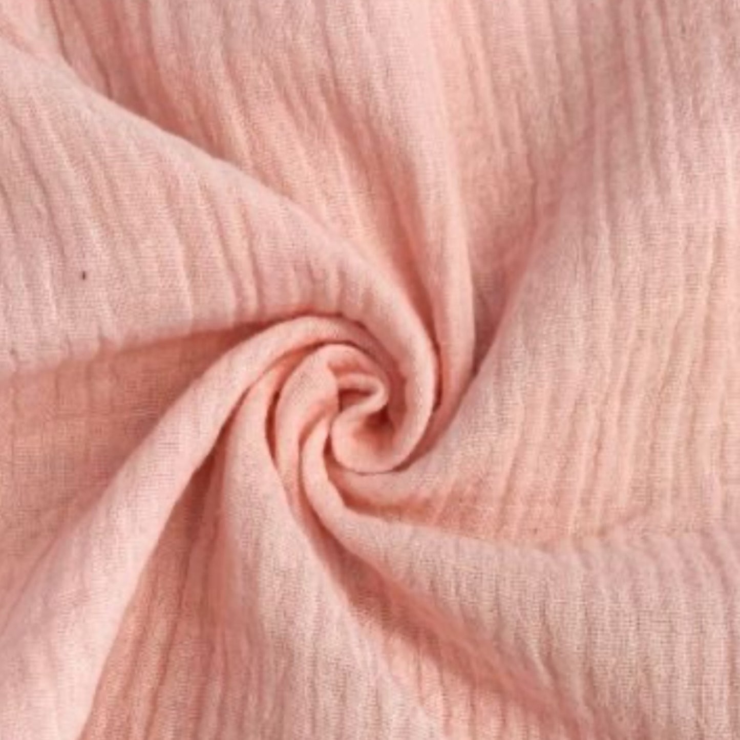 Mussola di cotone 100 %, certificato Oeko Tex, altezza 135 cm ROSA SALMONE CHIARO
