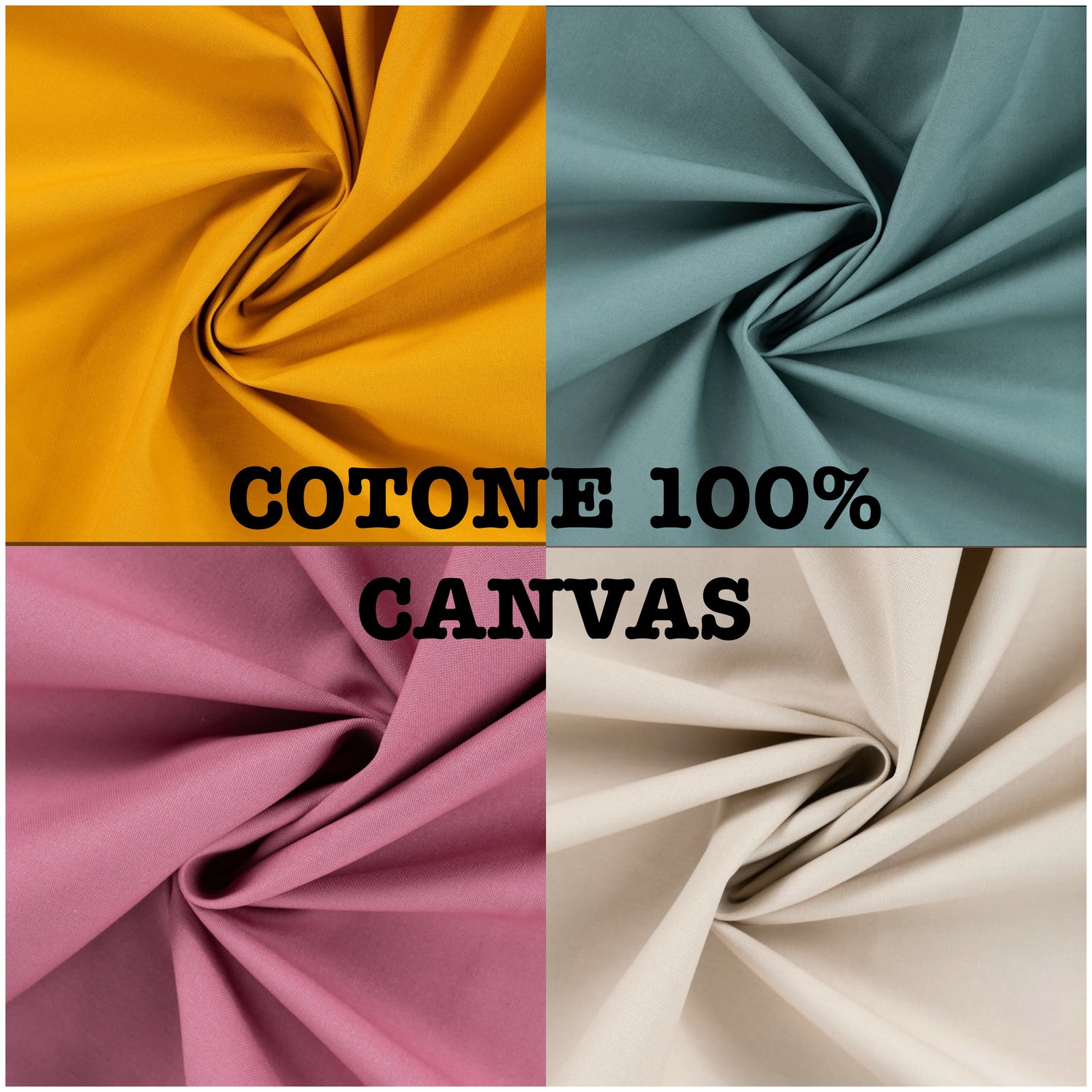 Cotone 100% Canvas