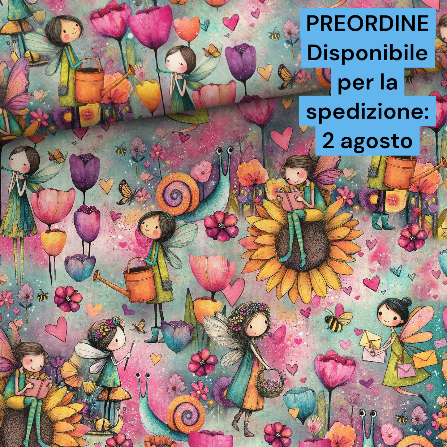 Cotone 100% premium certificato OEKO TEX, stampa digitale , altezza 158 cm