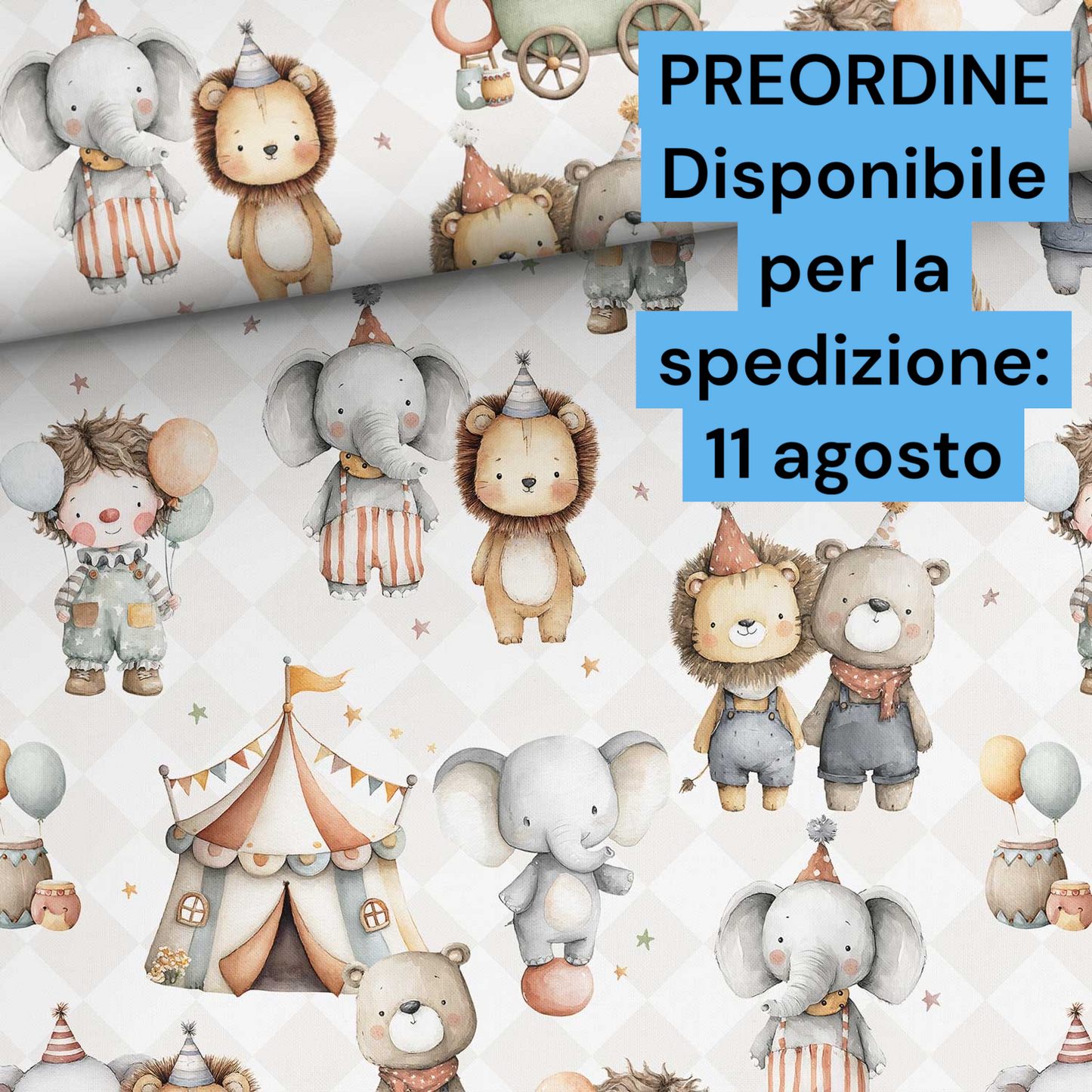 Cotone 100% premium certificato OEKO TEX, stampa digitale , altezza 158 cm