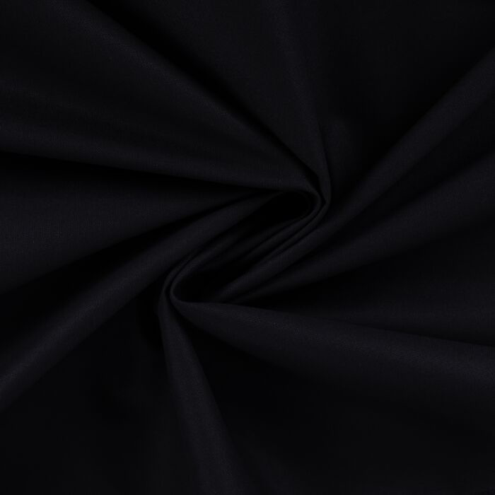Tessuto Canvas 100% Cotone NERO Altezza 146 cm, Canvas Pesante 280 g/m² Certificato OEKO-TEX® per Cucito Creativo e Arredo