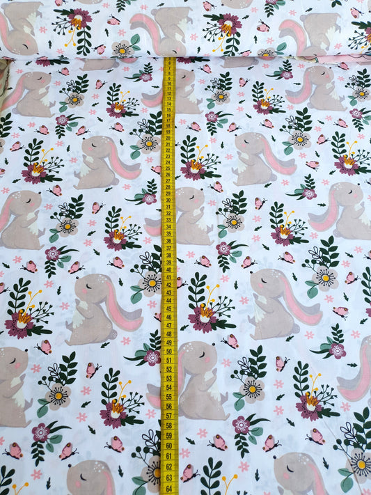 Cotone  100 % certificato Oeko Tex , altezza 160 cm