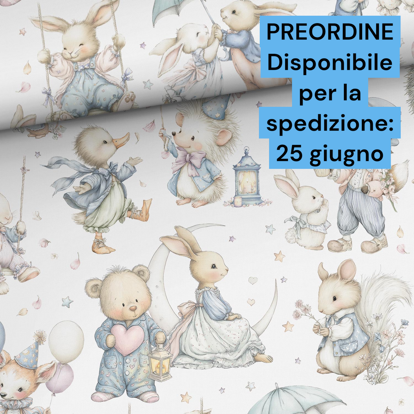 Cotone 100% premium certificato OEKO TEX, stampa digitale , altezza 158 cm