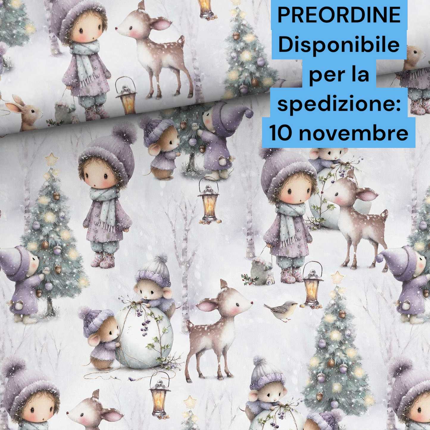 Cotone 100% premium certificato OEKO TEX, stampa digitale , altezza 158 cm