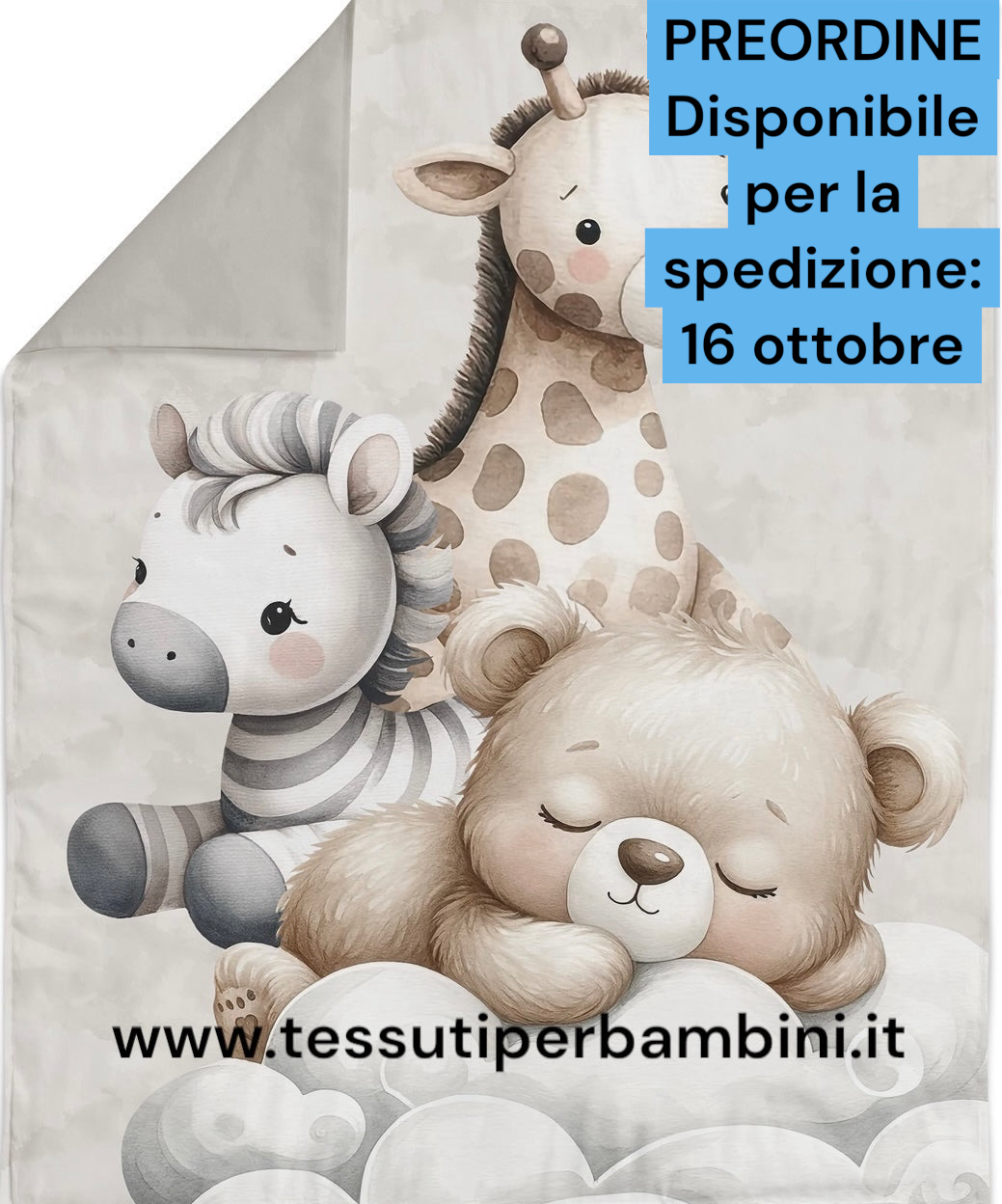 Pannello 100 % cotone, misura 75 cm ×100 cm