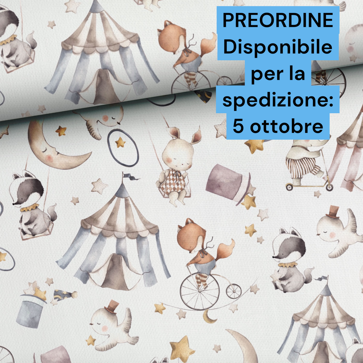 Cotone 100% premium certificato OEKO TEX, stampa digitale , altezza 158 cm