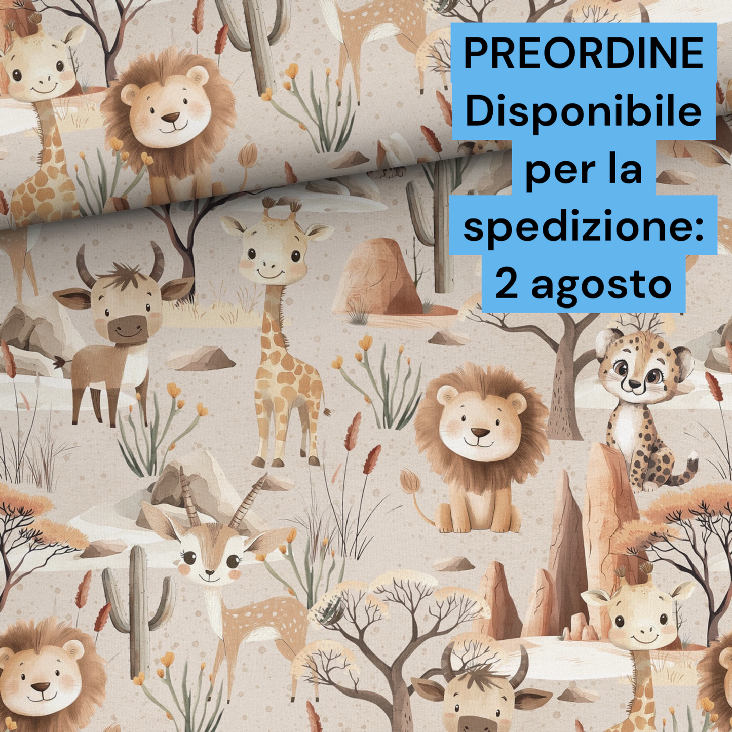 Cotone 100% premium certificato OEKO TEX, stampa digitale , altezza 158 cm