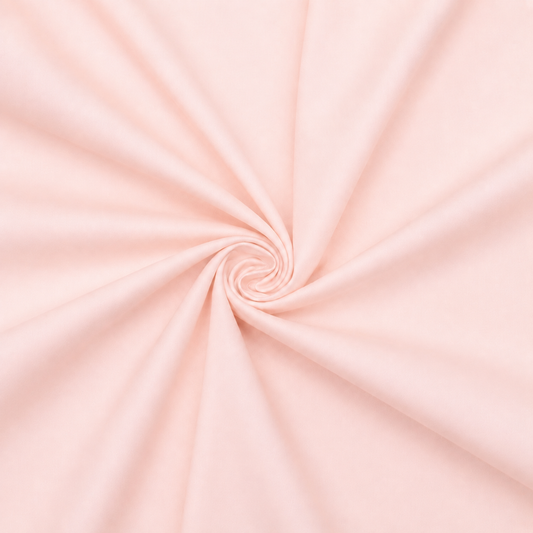 Cotone 100 % popeline certificato OEKO TEX Rosa pastello, altezza 146 cm