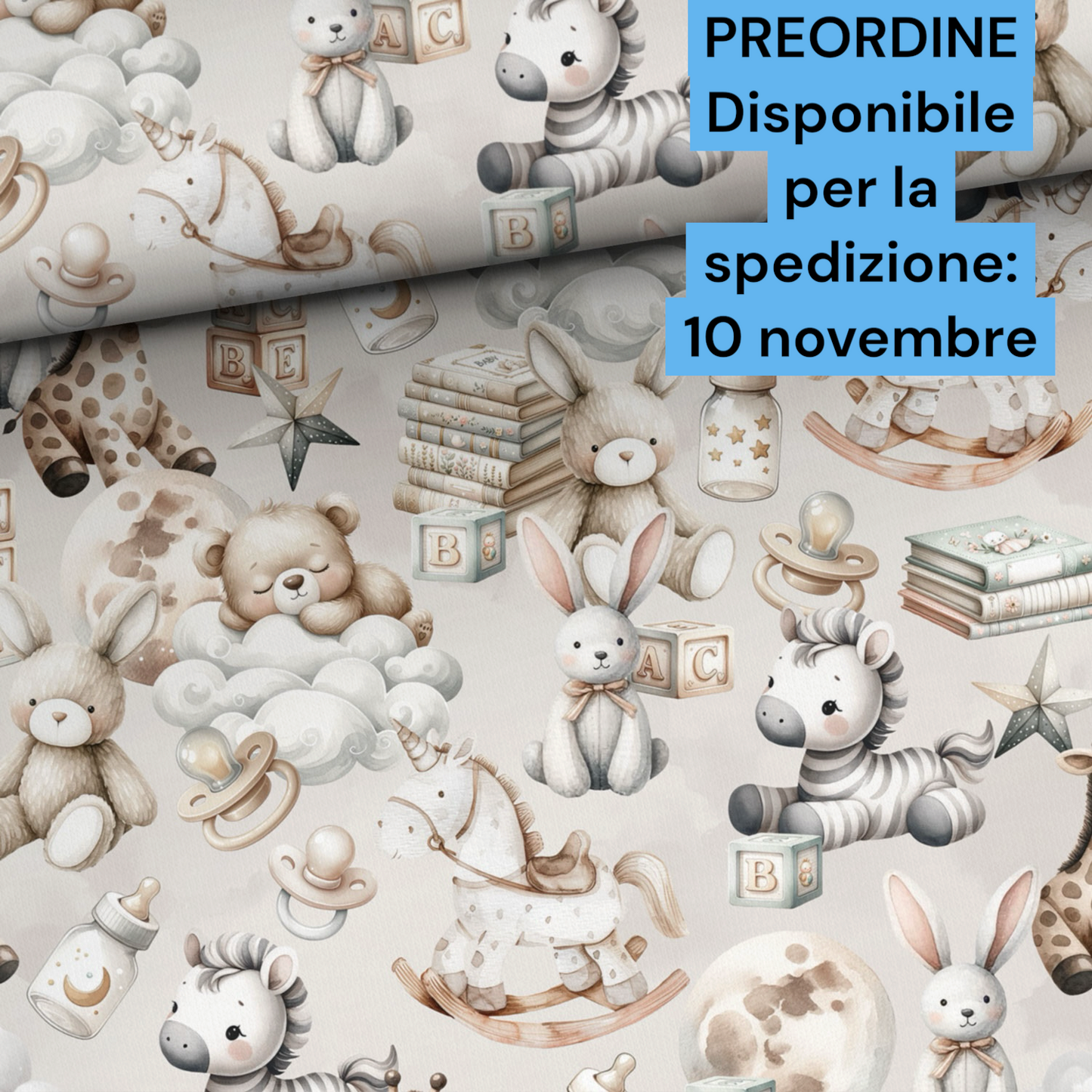 Cotone 100% premium certificato OEKO TEX, stampa digitale , altezza 158 cm