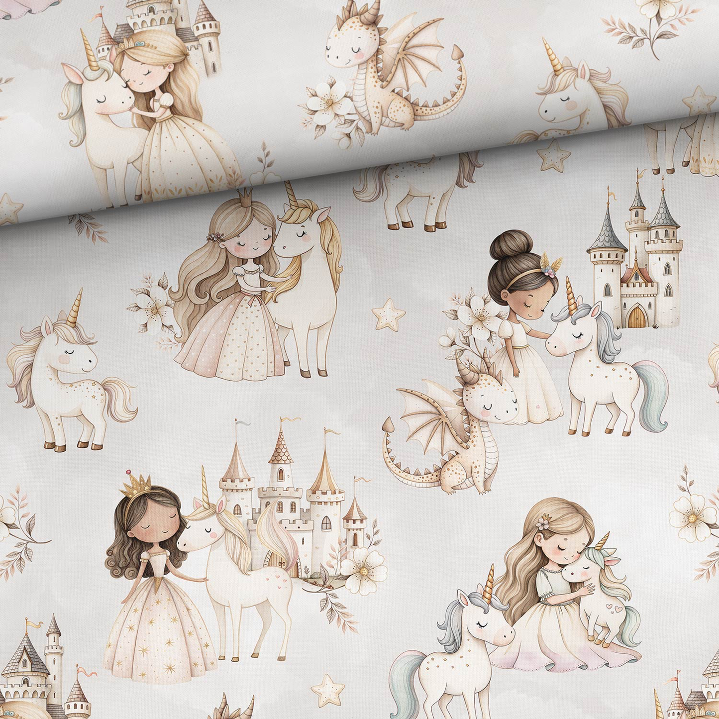 Cotone 100% premium certificato OEKO TEX, stampa digitale , altezza 158 cm