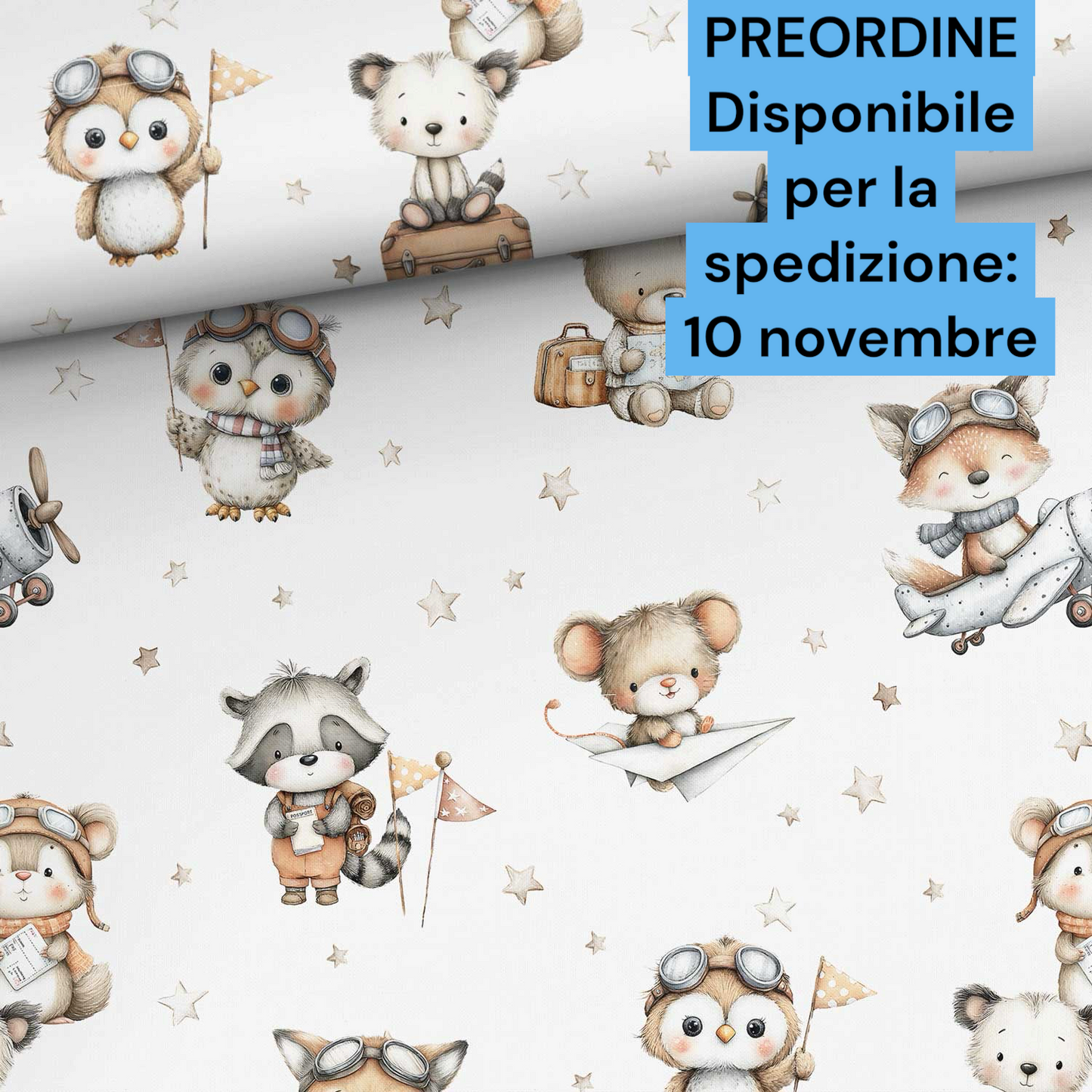 Cotone 100% premium certificato OEKO TEX, stampa digitale , altezza 158 cm