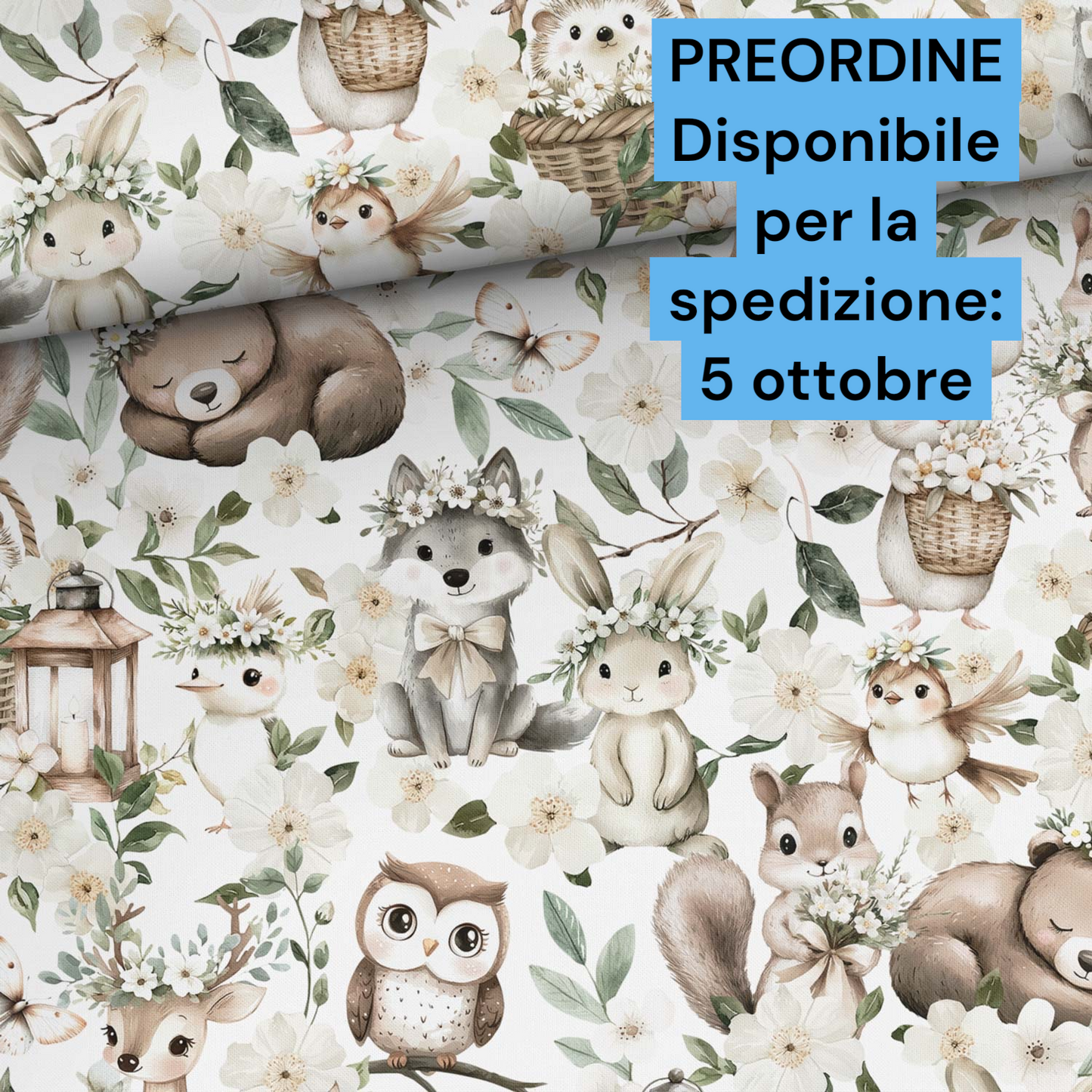 Cotone 100% premium certificato OEKO TEX, stampa digitale , altezza 158 cm
