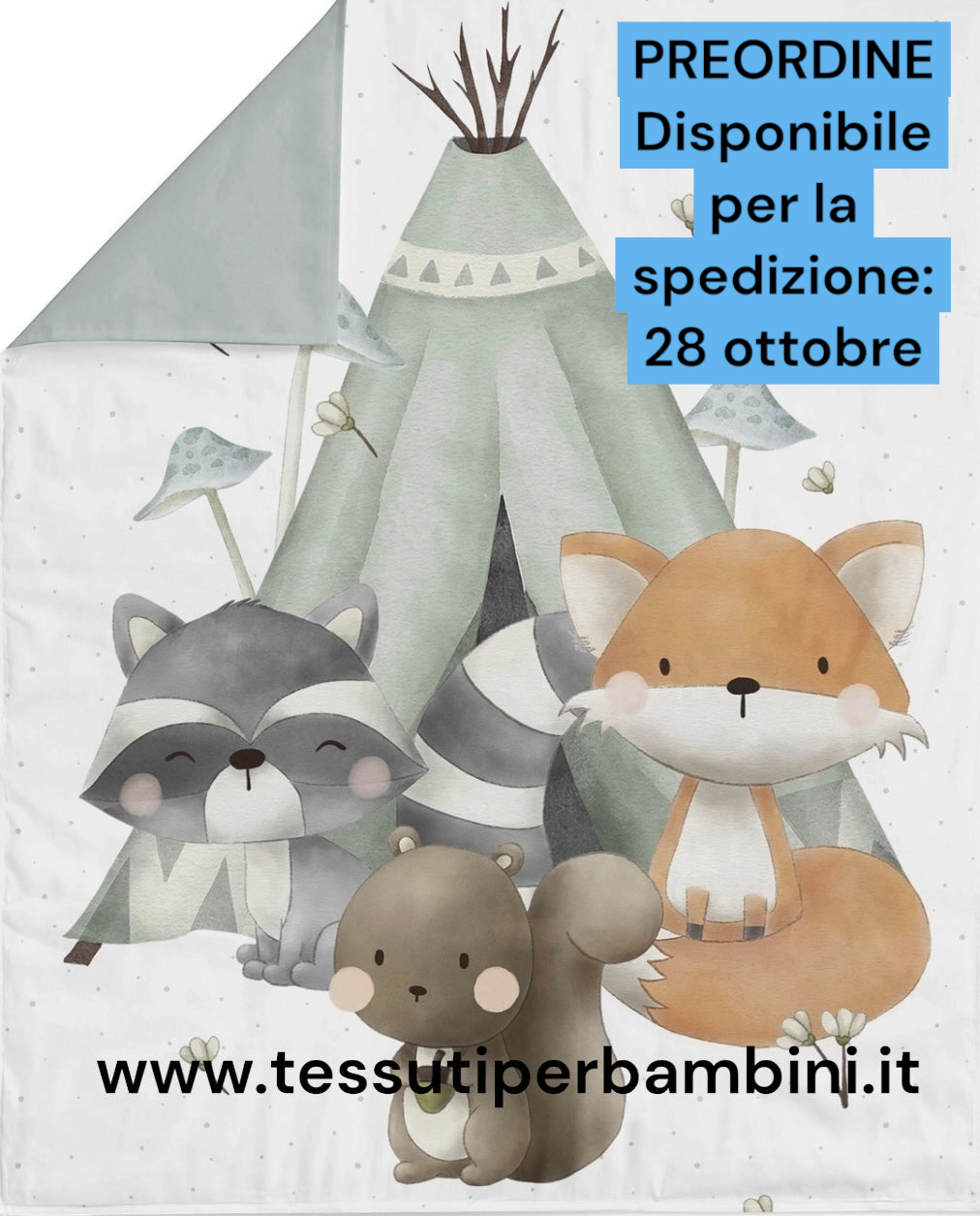 Pannello 100 % cotone, misura 75 cm ×100 cm