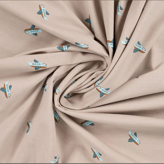 Jersey certificato OEKO TEX, 95 % cotone 5% elastane, altezza 150 cm