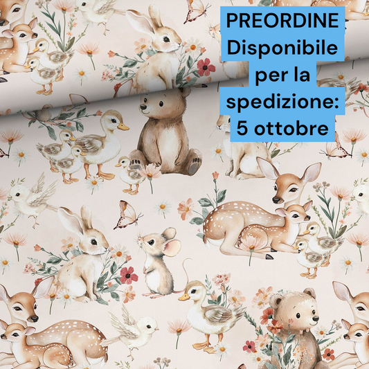 Cotone 100% premium certificato OEKO TEX, stampa digitale , altezza 158 cm