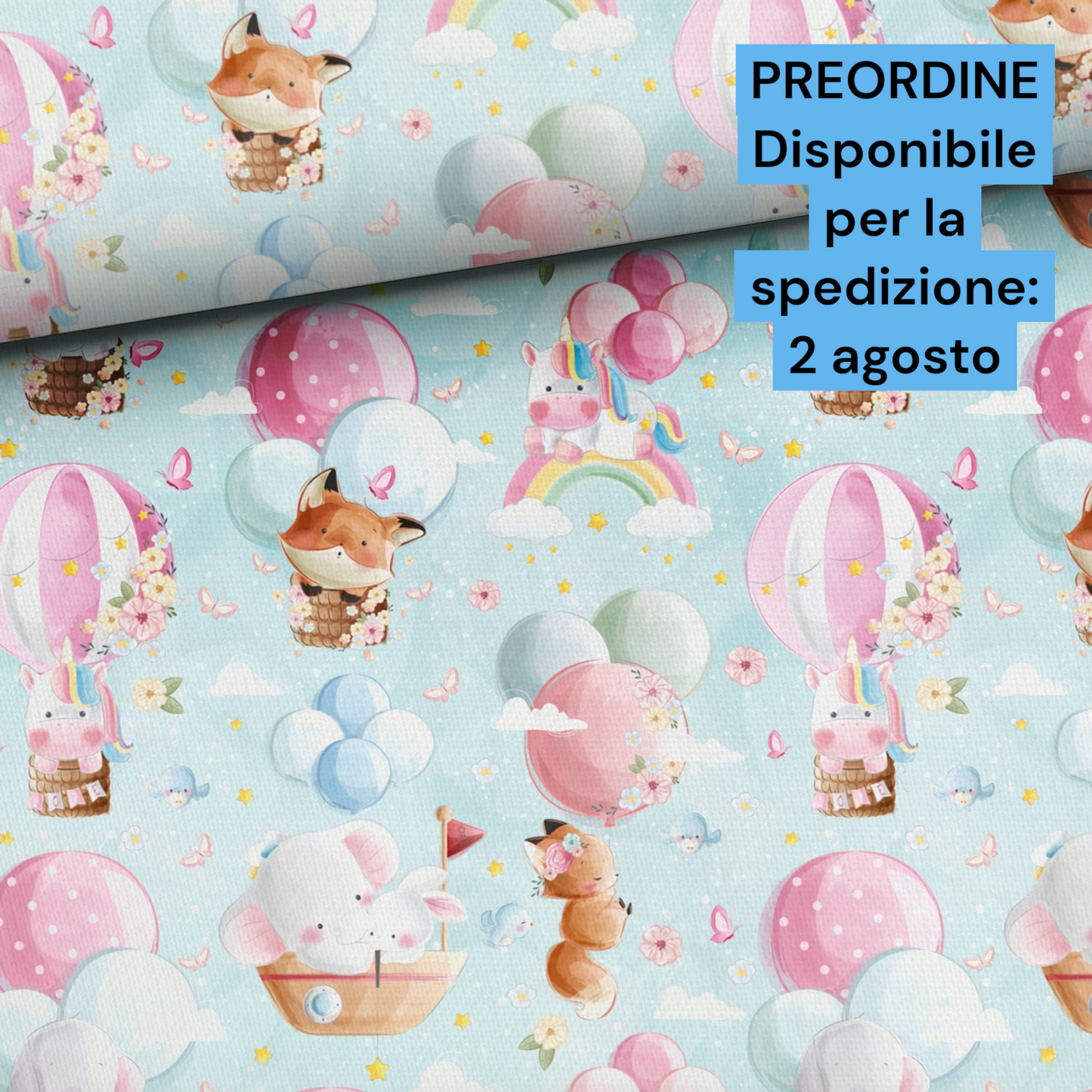 Cotone 100% premium certificato OEKO TEX, stampa digitale , altezza 158 cm