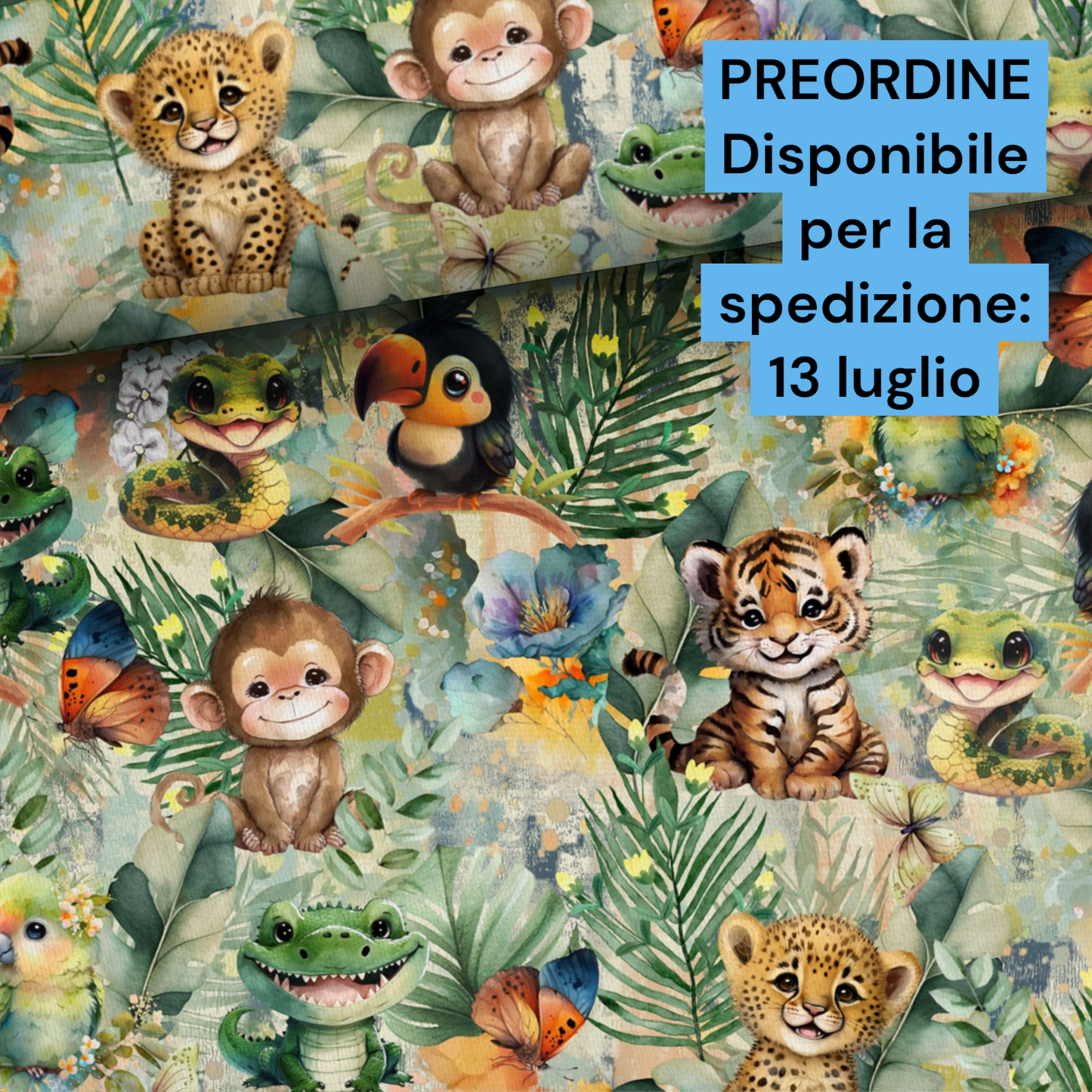 Cotone 100% premium certificato OEKO TEX, stampa digitale , altezza 158 cm