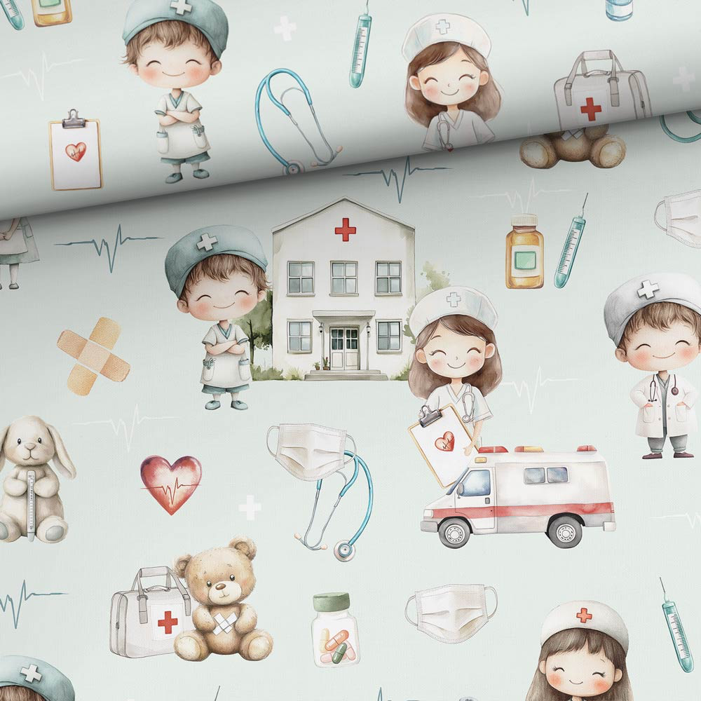 Cotone 100% premium certificato OEKO TEX, stampa digitale , altezza 158 cm