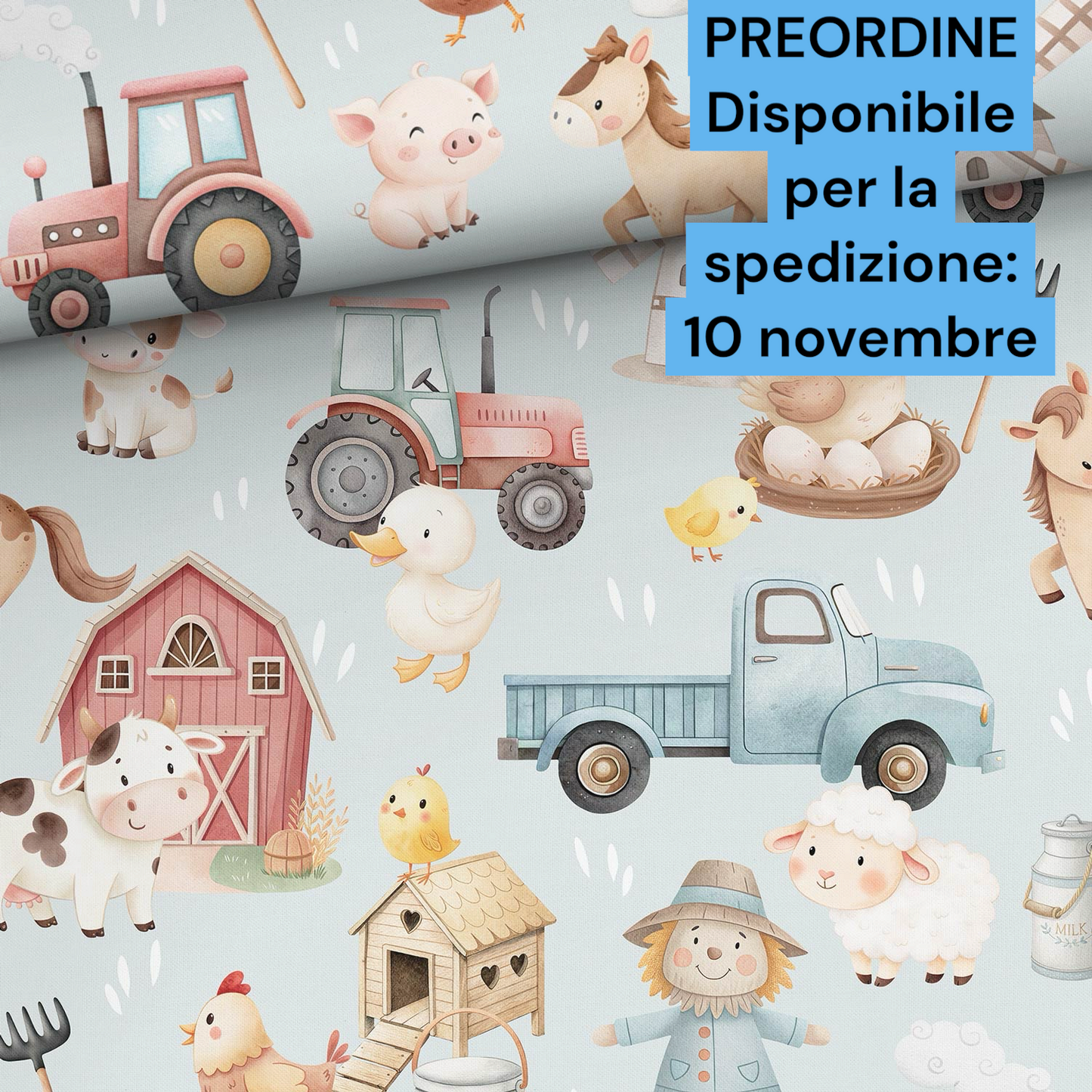 Cotone 100% premium certificato OEKO TEX, stampa digitale , altezza 158 cm