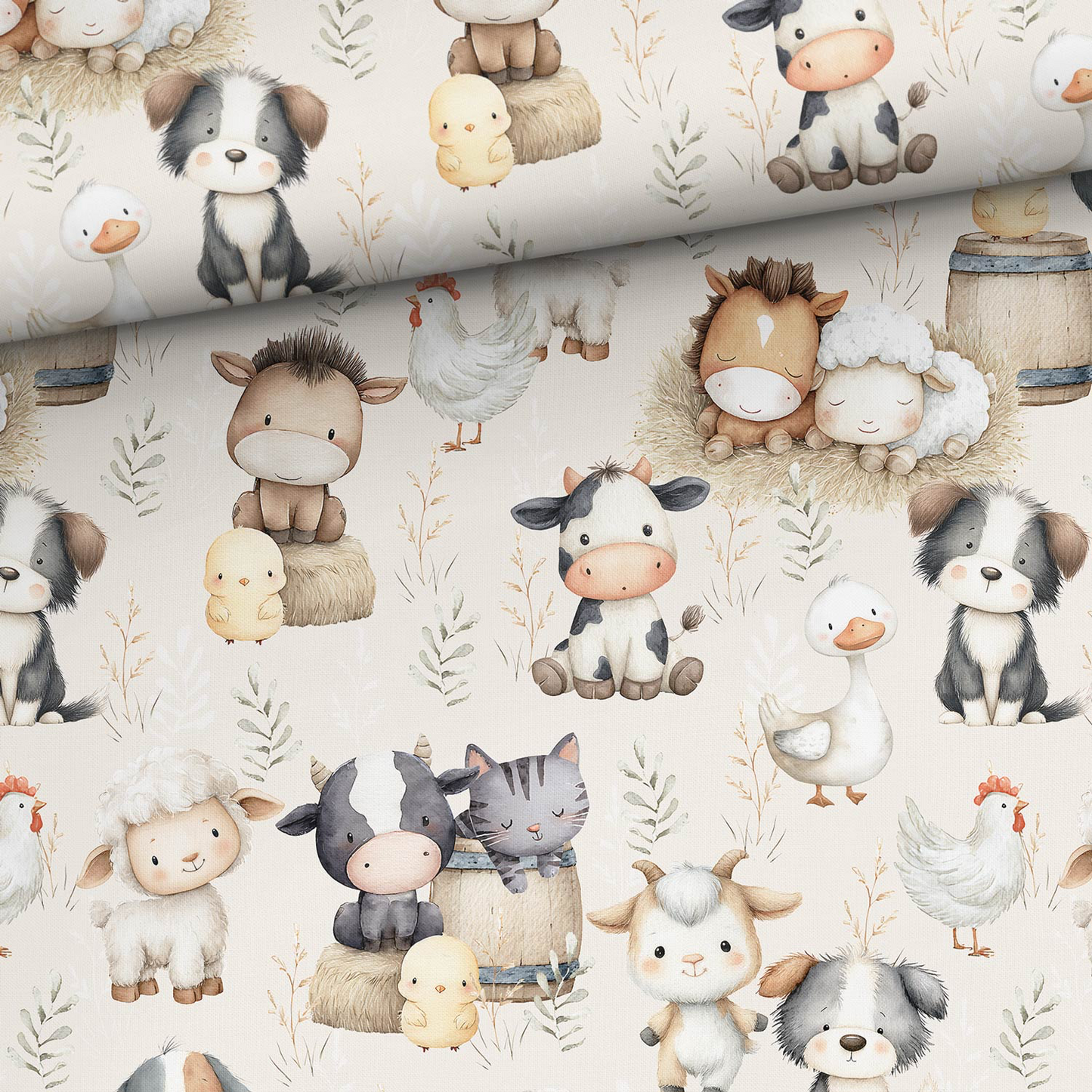 Cotone 100% premium certificato OEKO TEX, stampa digitale , altezza 158 cm