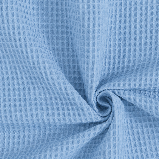 Nido d’ape 100% cotone certificato Oeko Tex altezza 150 cm DUSTY BLU