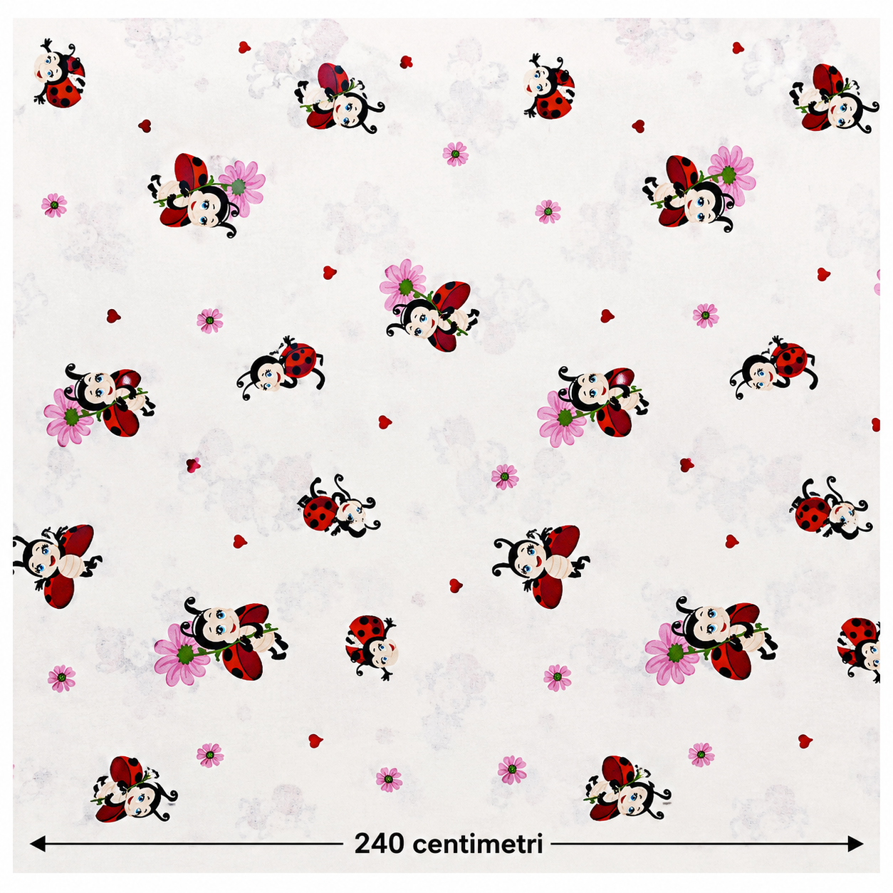 Tessuto Cotone 100%  altezza 240 cm