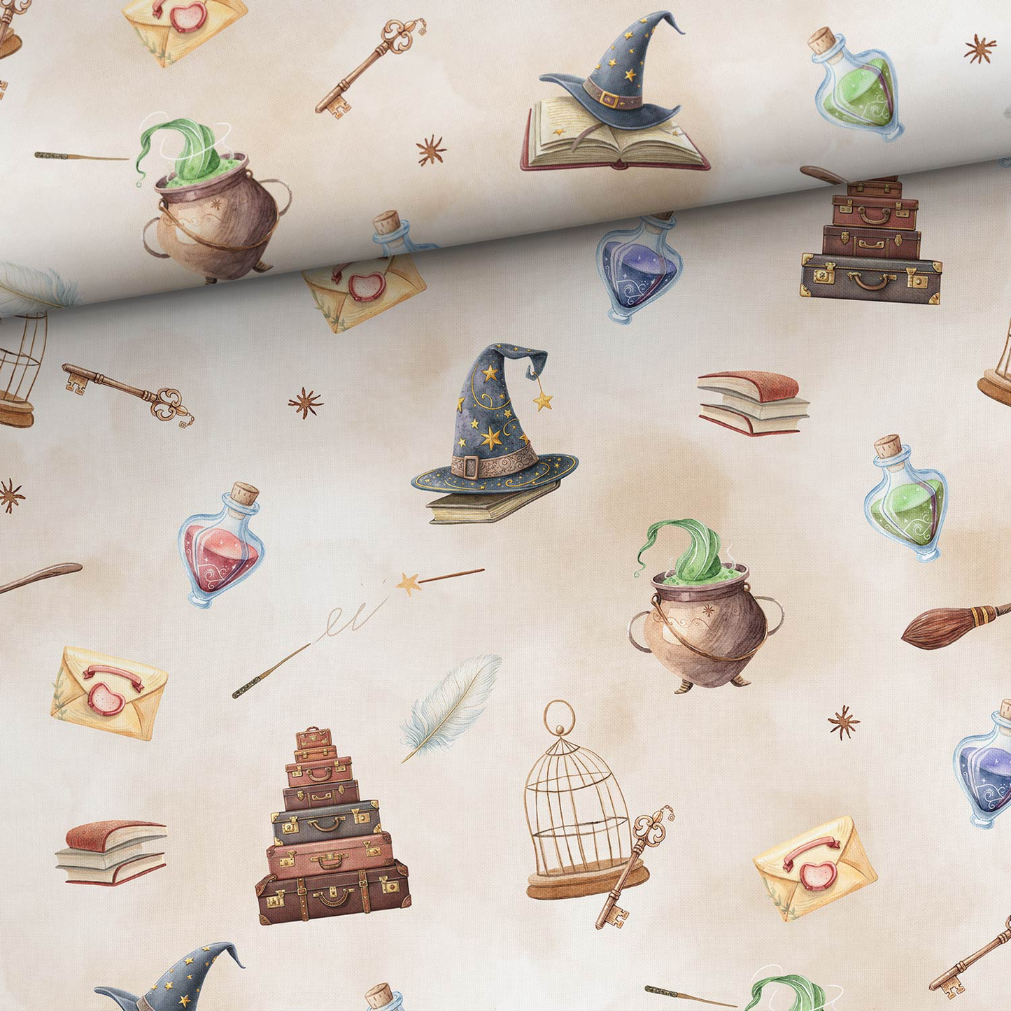 Cotone 100% premium certificato OEKO TEX, stampa digitale , altezza 158 cm