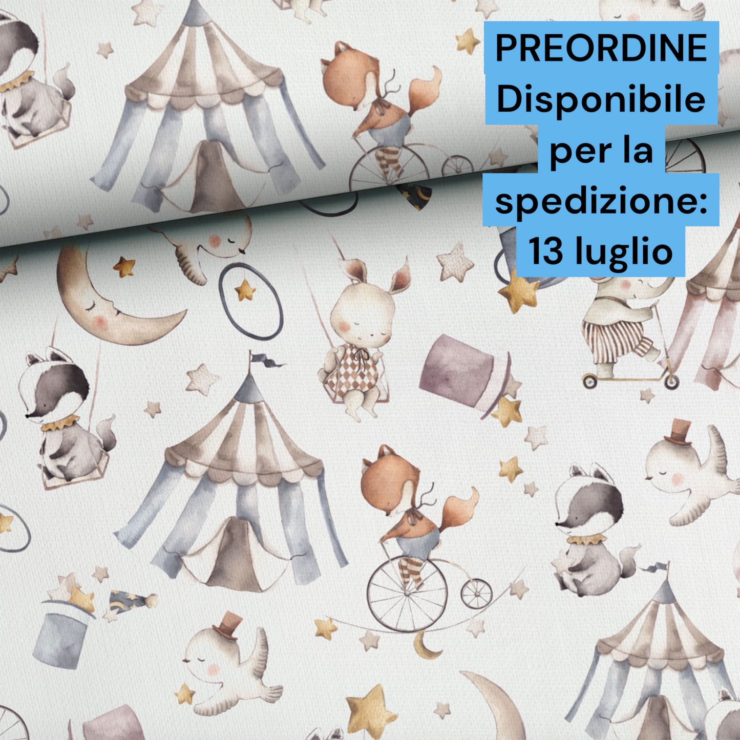 Cotone 100% premium certificato OEKO TEX, stampa digitale , altezza 158 cm