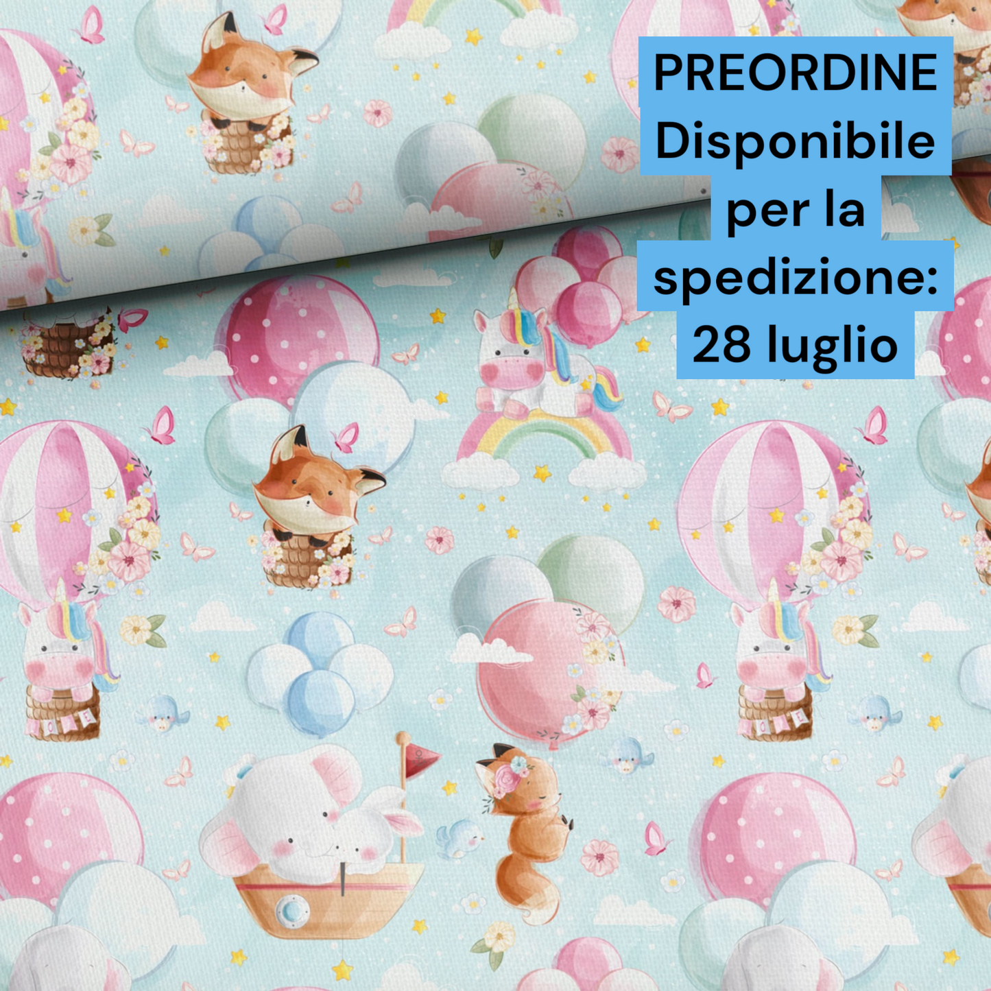 Cotone 100% premium certificato OEKO TEX, stampa digitale , altezza 158 cm
