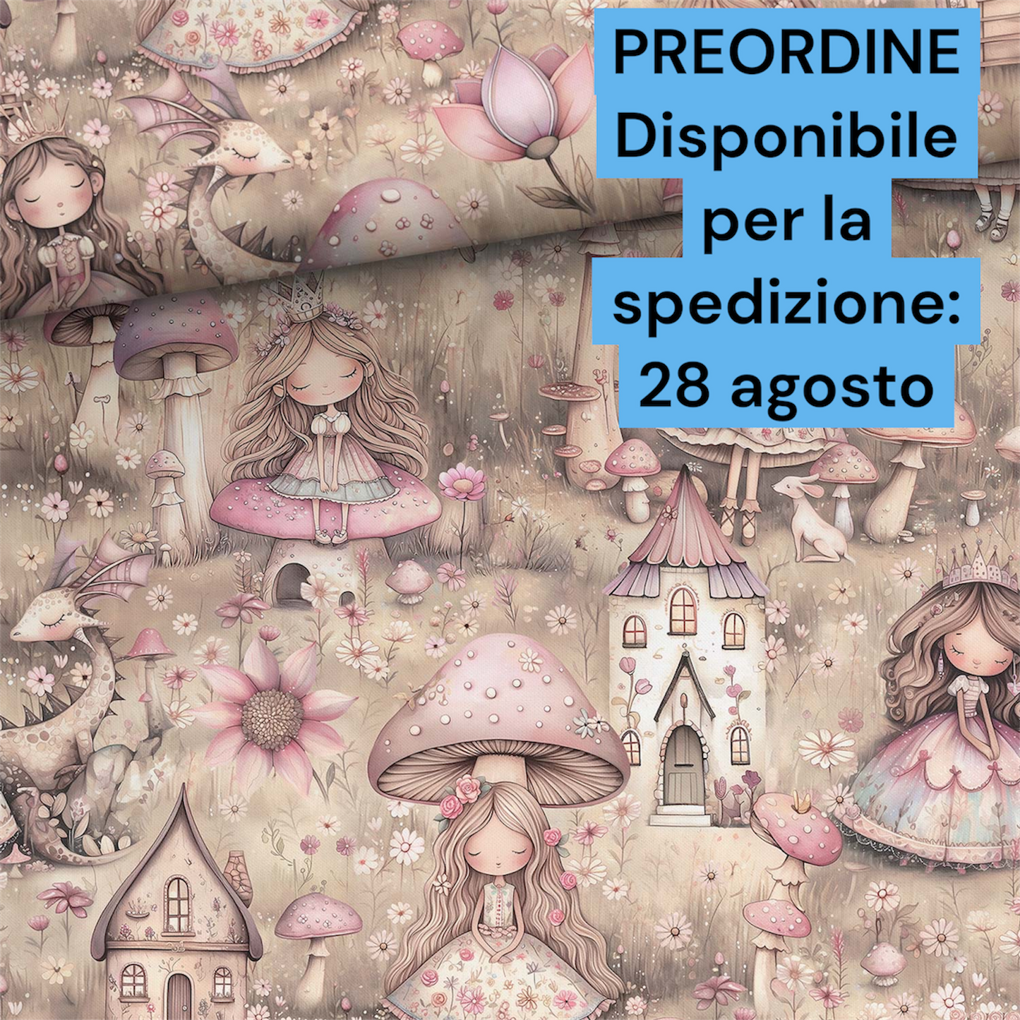 Cotone 100% premium certificato OEKO TEX, stampa digitale , altezza 158 cm